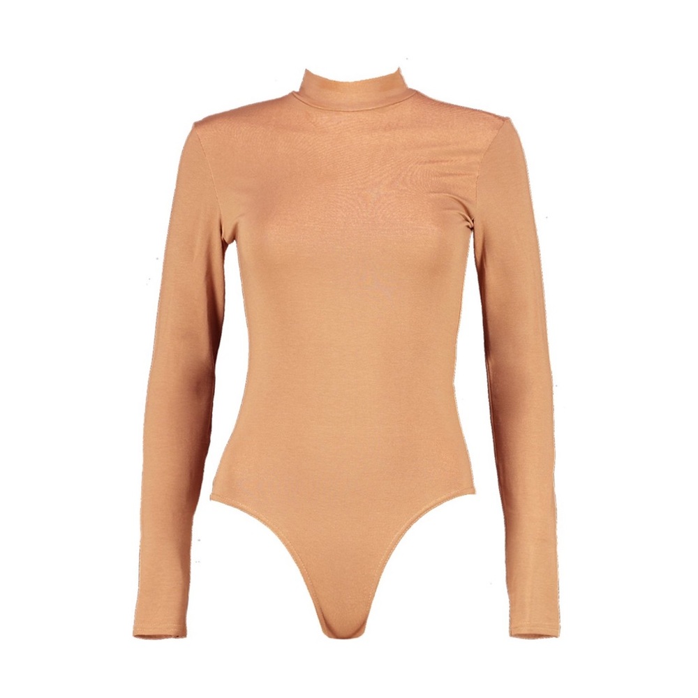 Tall Turtle Neck Long Sleeve Bodysuit